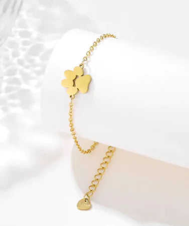 Stainless Steel Cats's Paw Bracelet