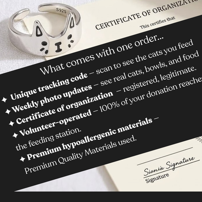 Feed 30 Stray Cats with the Resuce Ring