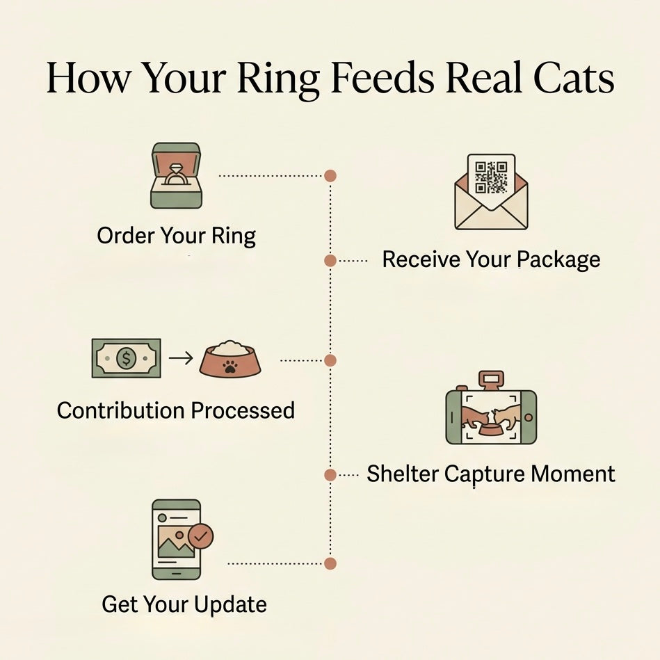 Feed 30 Stray Cats with the Resuce Ring
